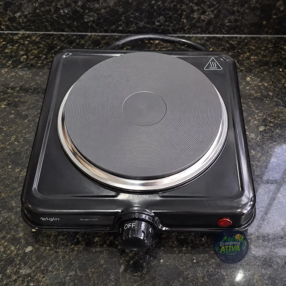 Fogão Elétrico Portátil Cooktop Elgin Single Cook 1 Boca - 220V