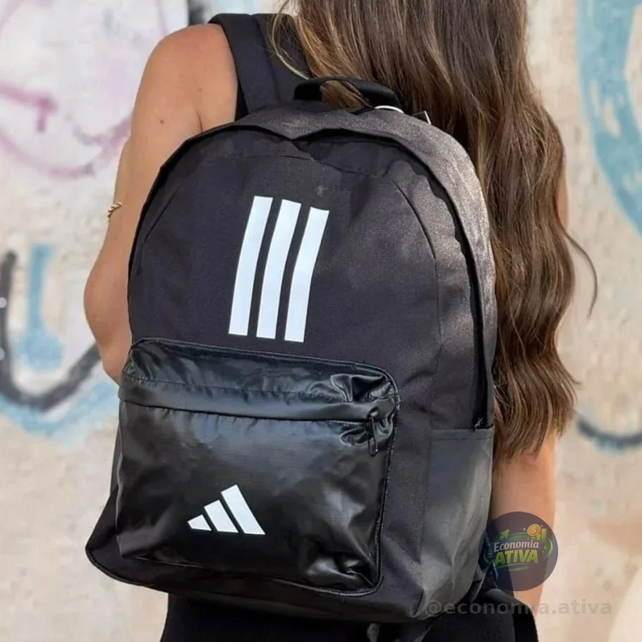 Mochila Adidas Clássica Treino 3 Listras 27.5L