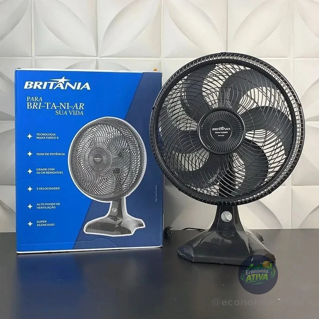 Ventilador Britânia 2 em 1 BVT400 Maxx Force 150W 127V