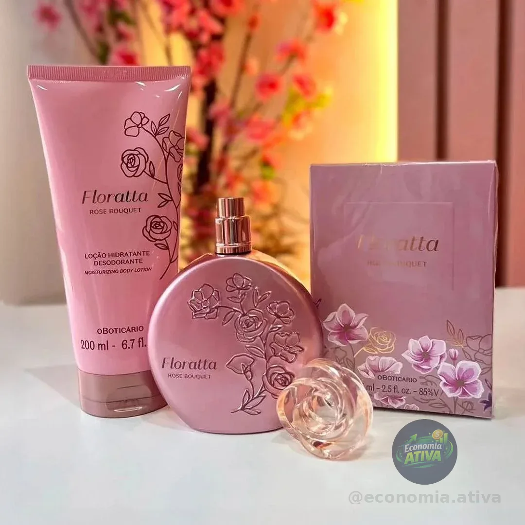 Floratta Rose Bouquet - Colônia 75ml - Loção Corporal 200ml