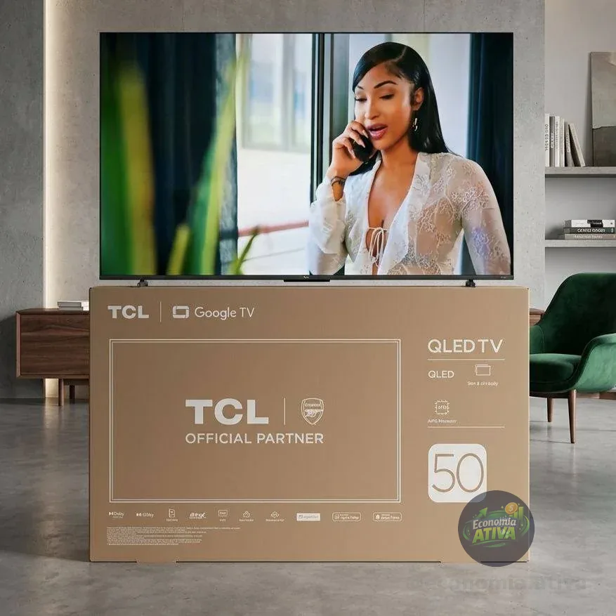Smart Tv 50 50p7k 4k Qled Uhd 60hz Google Tv Tcl