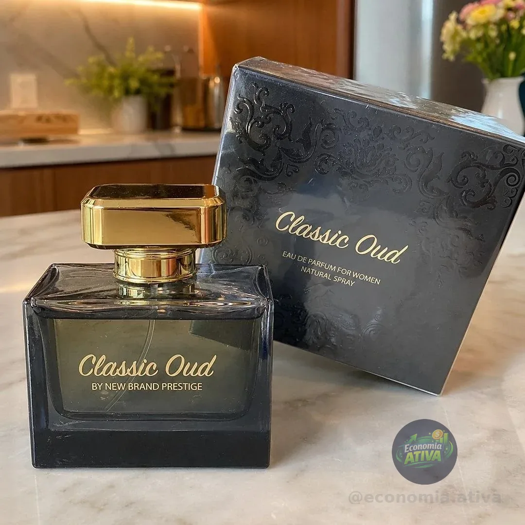 Perfume Arabe Feminino New Brand Classic Oud Eau De Parfum 100ml