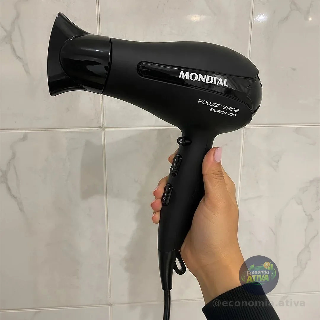 Secador Power Shine Mondial 2000w - Sc-13 Preto 220v