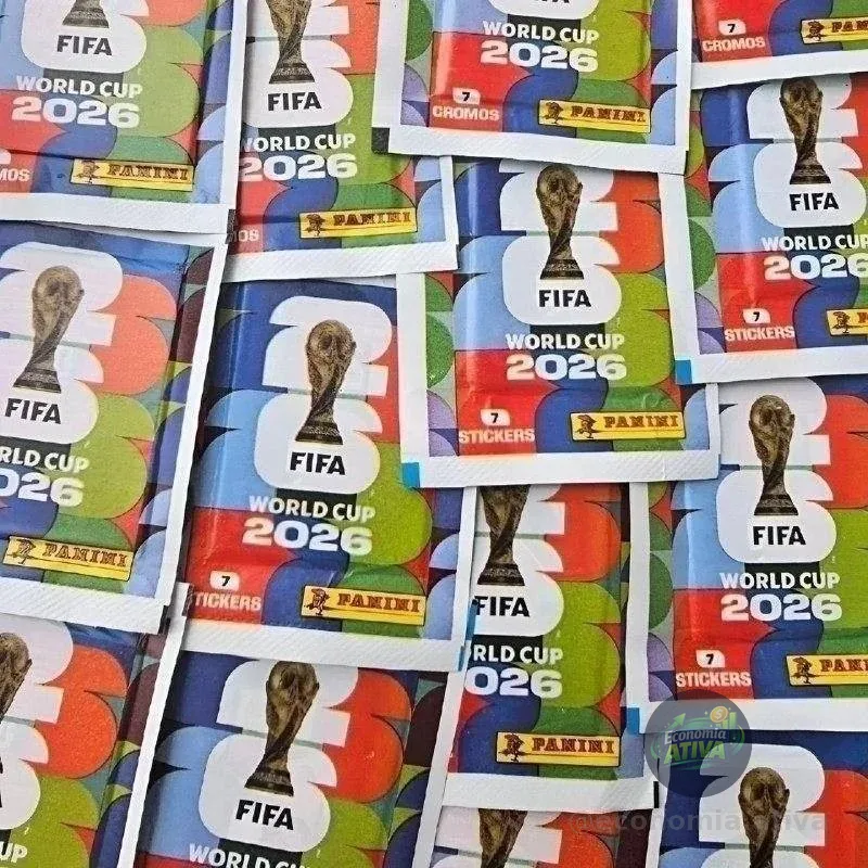Álbum De Figurinhas Da Copa Do Mundo Fifa 2026 Panini Somente Figurinhas - 10 Envelopes