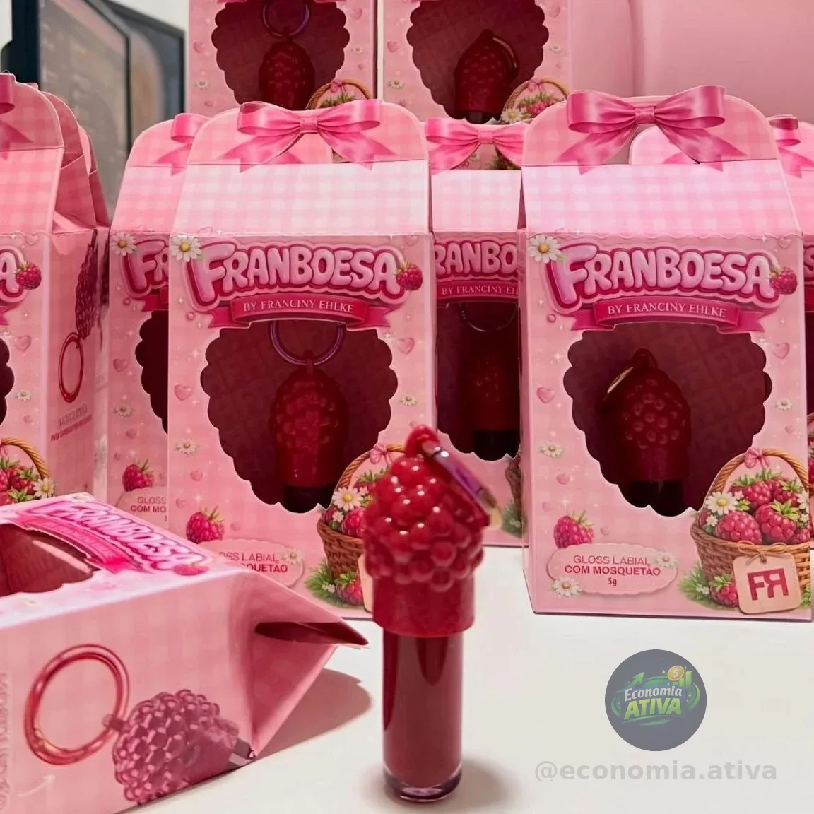 Gloss Franboesa By Franciny Ehlke Vermelho