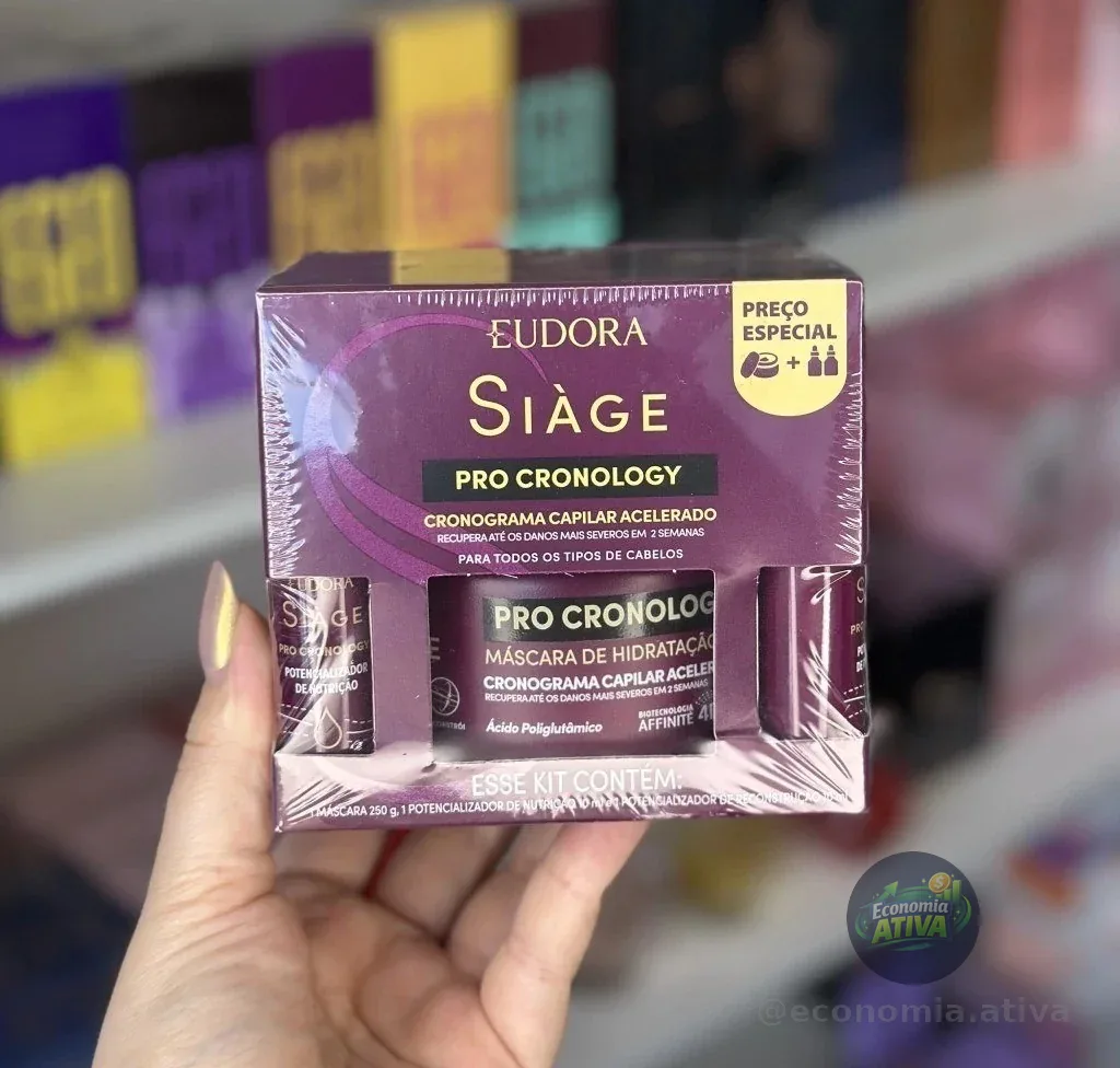Siàge Pro Cronology Kit Cronograma Capilar Acelerado