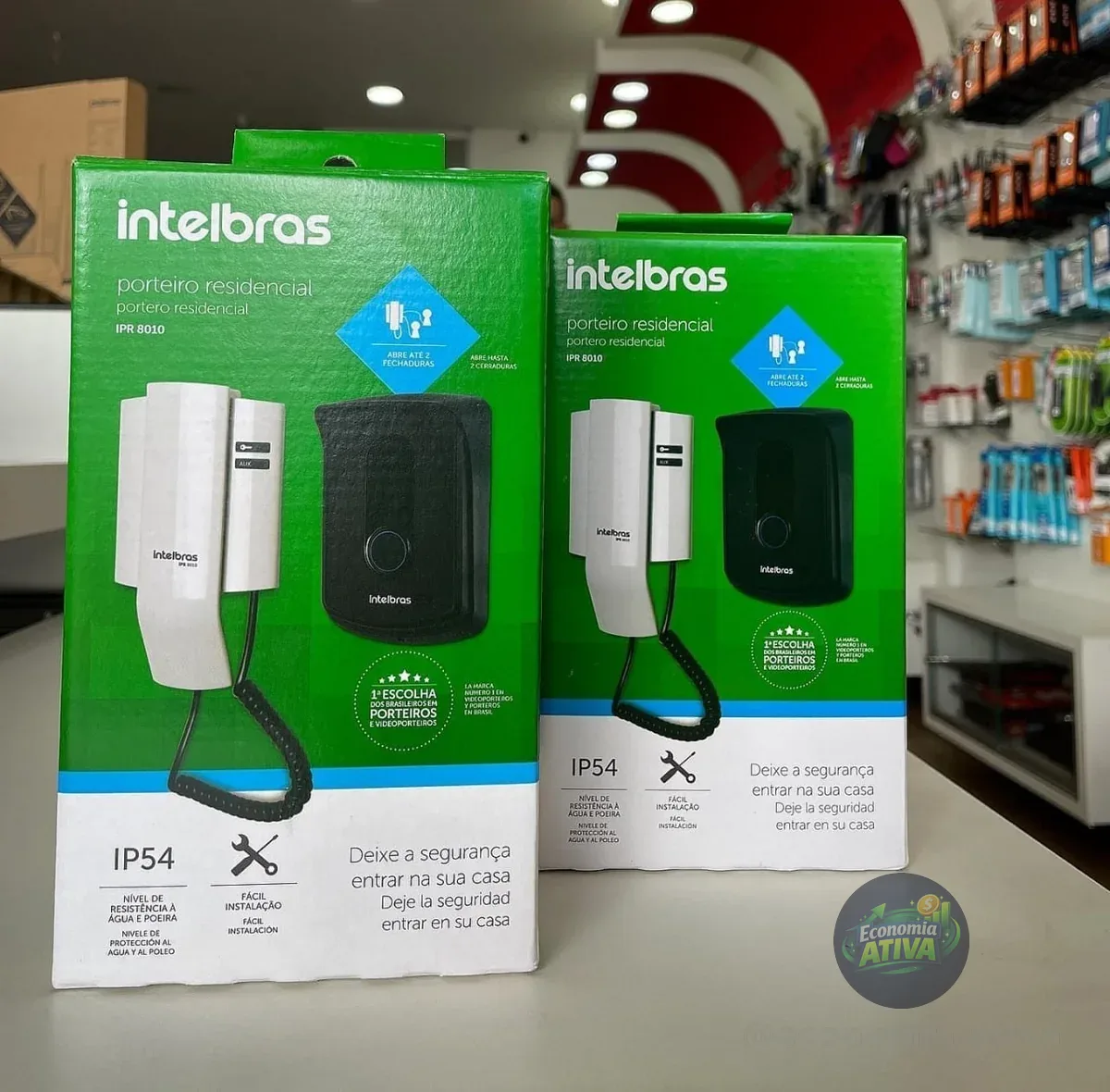 Porteiro Residencial Ipr 8010 Preto/branco Intelbras 127/220v