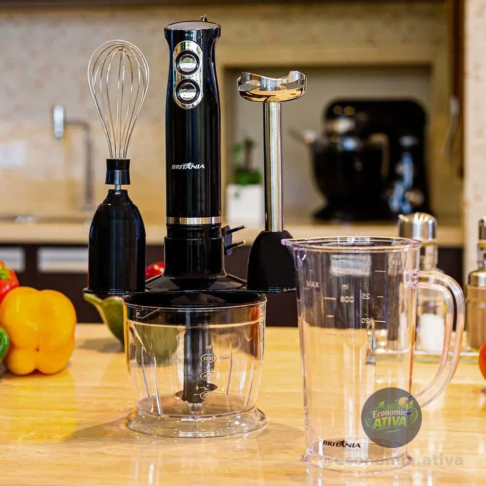 Mixer Britânia 3 em 1 BMX400P Preto 400W