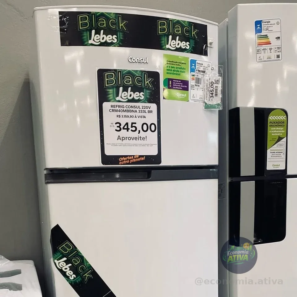 Geladeira Frost Free Duplex 333 Litros Branca Consul - CRM40MB 220v