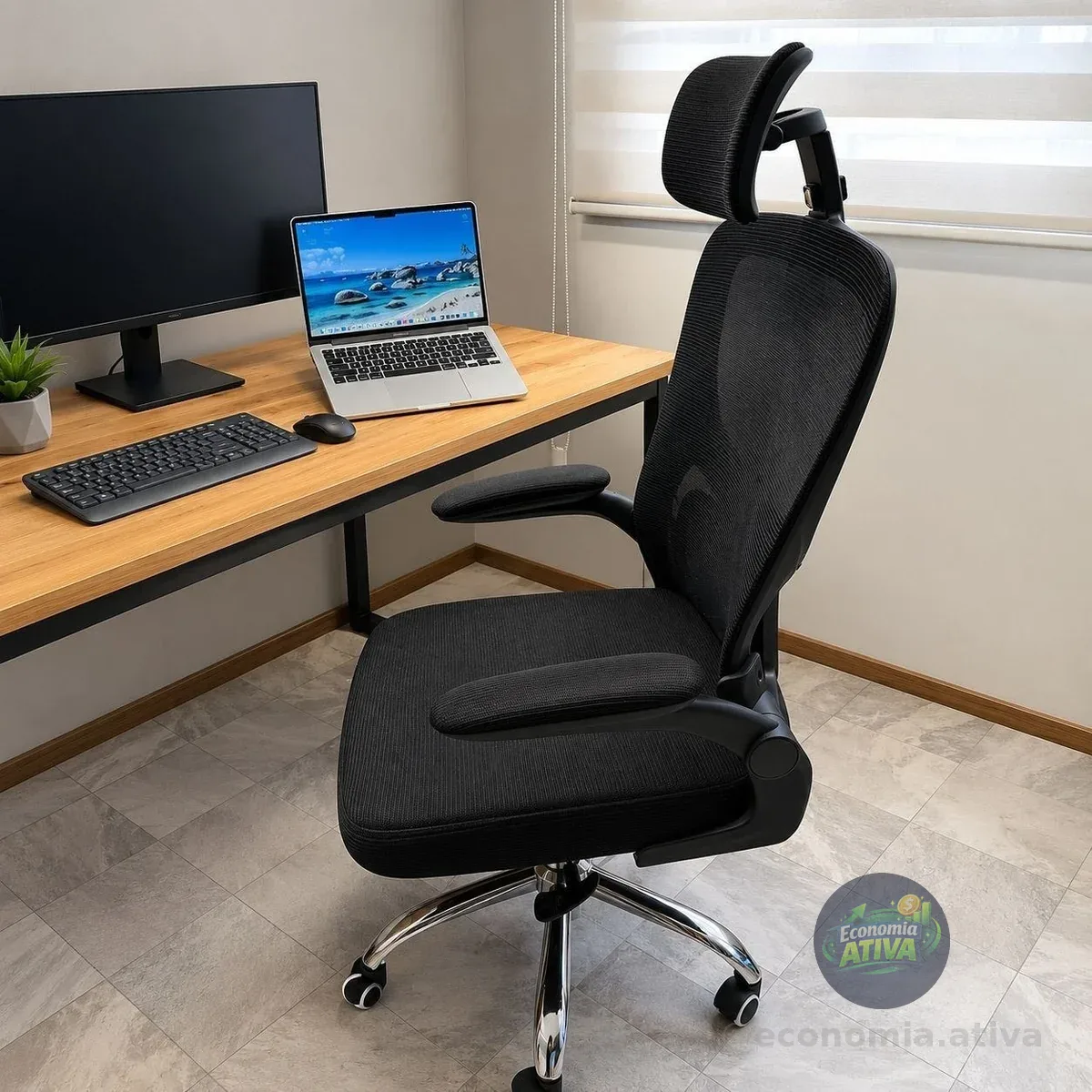 BAIXOU BEM O PREÇO, sua cadeira nova pro home office 👍