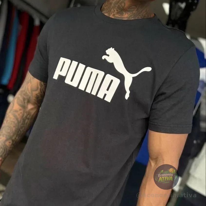 Camiseta Essentials No. 1 Logo Masculina Puma