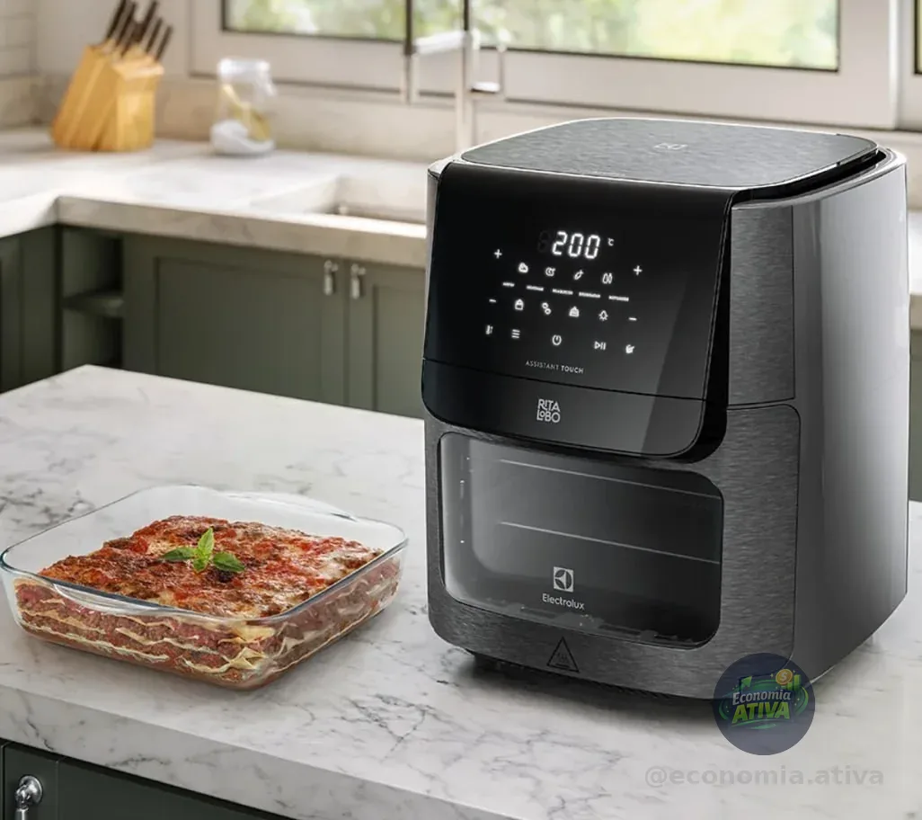 BOM PREÇO PARCELADO NESSA DA ELECTROLUX, fritadeira + forno