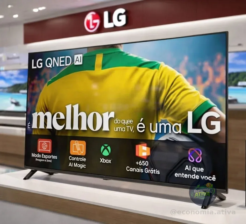 Smart Tv 55qned73asa 55 Polegadas 4k Qned Processador A7 LG